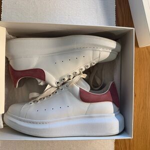 Alexander McQUEEN White/DK Blush Sneakers Size Size 40